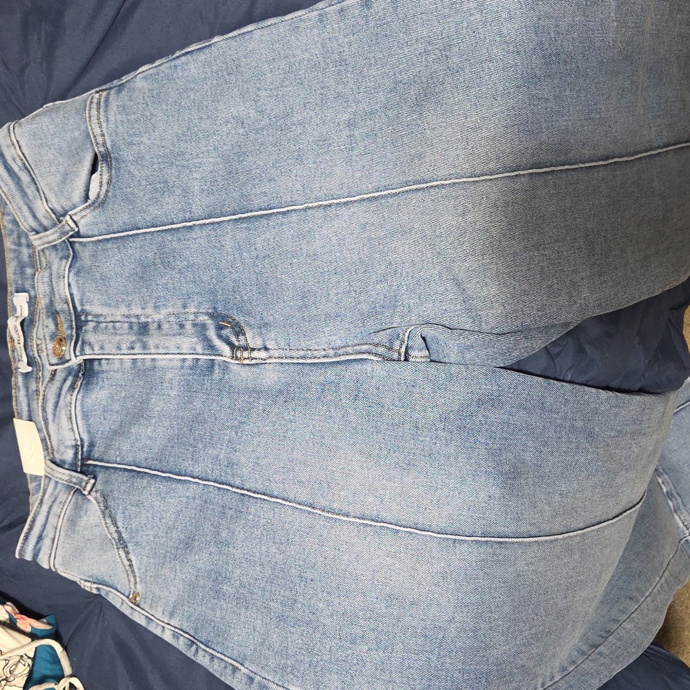 Classic Blue Wide-Leg Women Jeans